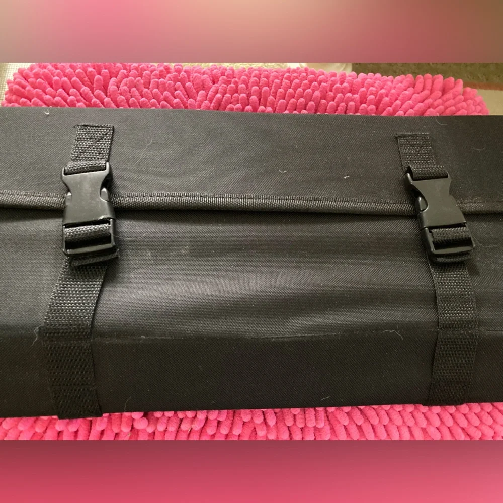 Professional CHEF KNIVES & EQUIPMENT Black Carrying Case Storage for Everything!